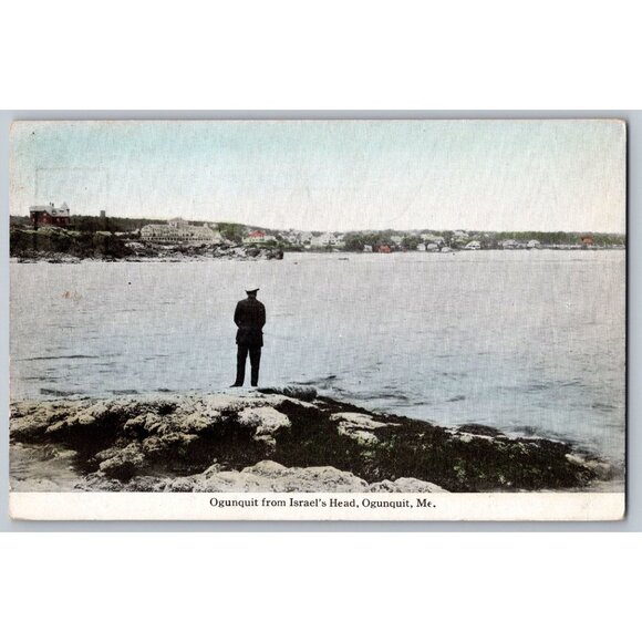 Vintage Maine Postcard Collection  Kittery - Auburn - Bangor Lot of 4 #1668 - Picture 7 of 8